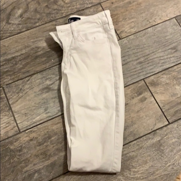 Hollister Denim - High rise Hollister jeans WHITE